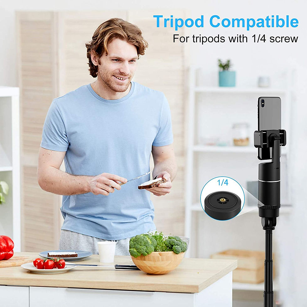 Thumbnail: Black 360°Face/Object Tracking Cell Phone Hands Free Stand