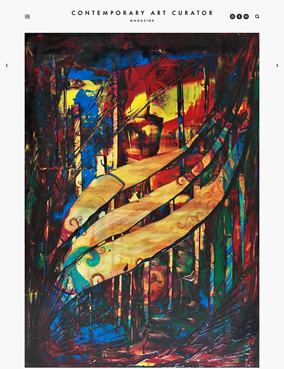 Interview with Nasrah Nefer in Contemporary Art Curator Magazine December 2023