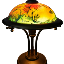 Nasrah Nefer - Painted Objects - Jugs, Flower Pots, Tables, Chests, Porcellain, Boxes, Vases, Amphores, Gourds, Glass Art, Lamps and more