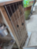 Cottonwood and debris build-up on AC condenser