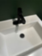 Bathroom faucet installation