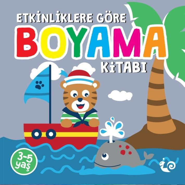 Etkinliklere Göre Boyama Kitabı Gri