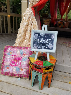 R&R Event Rentals - Bay Area Indian Wedding Decor - Backdrops & Draping, Table Linens, Centerpieces,