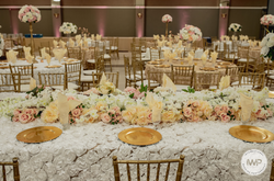 R&R Event Rentals - Bay Area Indian Wedding Decor - Backdrops & Draping, Table Linens, Centerpieces,