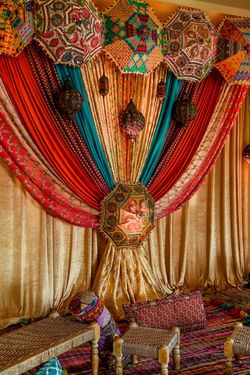 Colorful Pre-Wedding Decorations