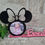 Miniatura: Moldura Mickey ou Minnie com nome personalizado 