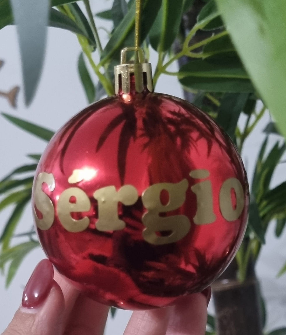 Miniatura: BLACK FRIDAY Bolas de Natal personalizadas com nome 