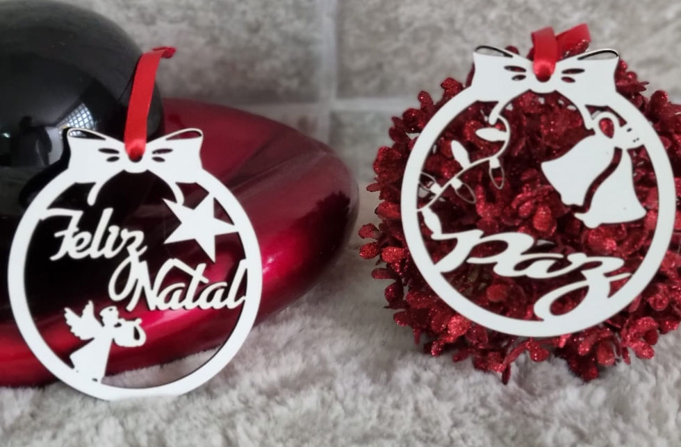 Miniatura: Bolas/Aros de Natal em Branco SUPER PROMOÇÃO