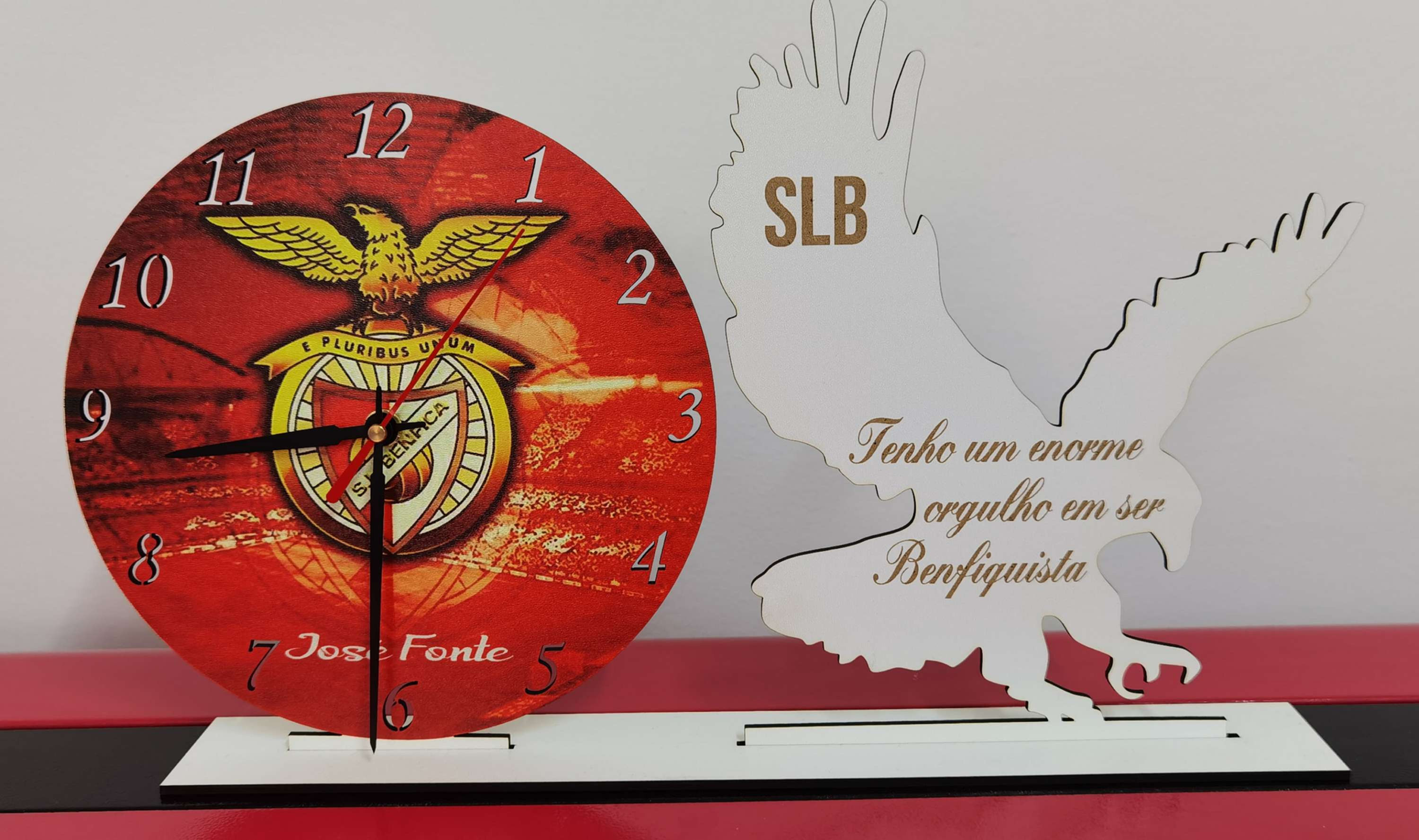 Relógio Clube personalizado com nome