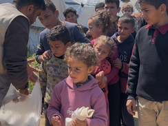 Food Deliveries Bring Comfort to Families in Gaza