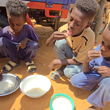 Delivering Life Saving Food Aid to Families in Sudan