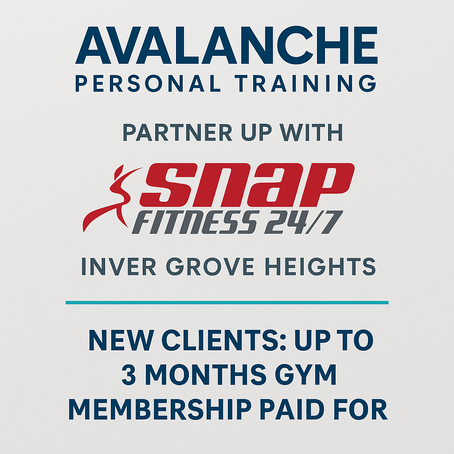 Avalanche PT x Snap Fitness Inver Grove Heights: Now Partnering with Inver Hills Community College