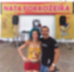 aula no Festival Nata Forrozeira 2019 . Brasil . edição Grandes Mestres .Evandro Paz e iris De franc