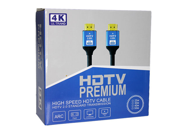 Miniatura: CA-923-30CH /Cable HDMI 2.0V 4K con Chip Extensor Incorporado, Conector Aluminio