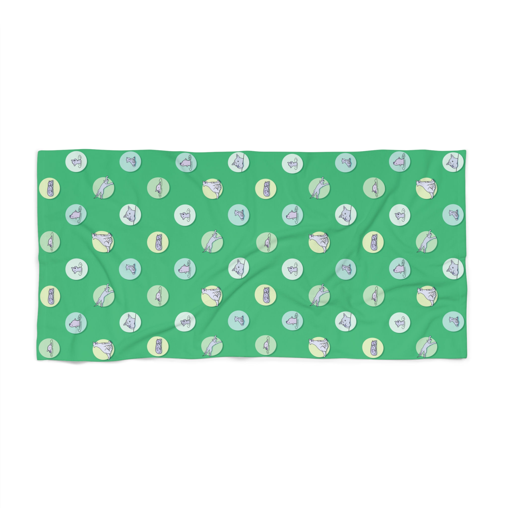 Celebration Collection 2025 | Sea Wolves Beach Towel - Green