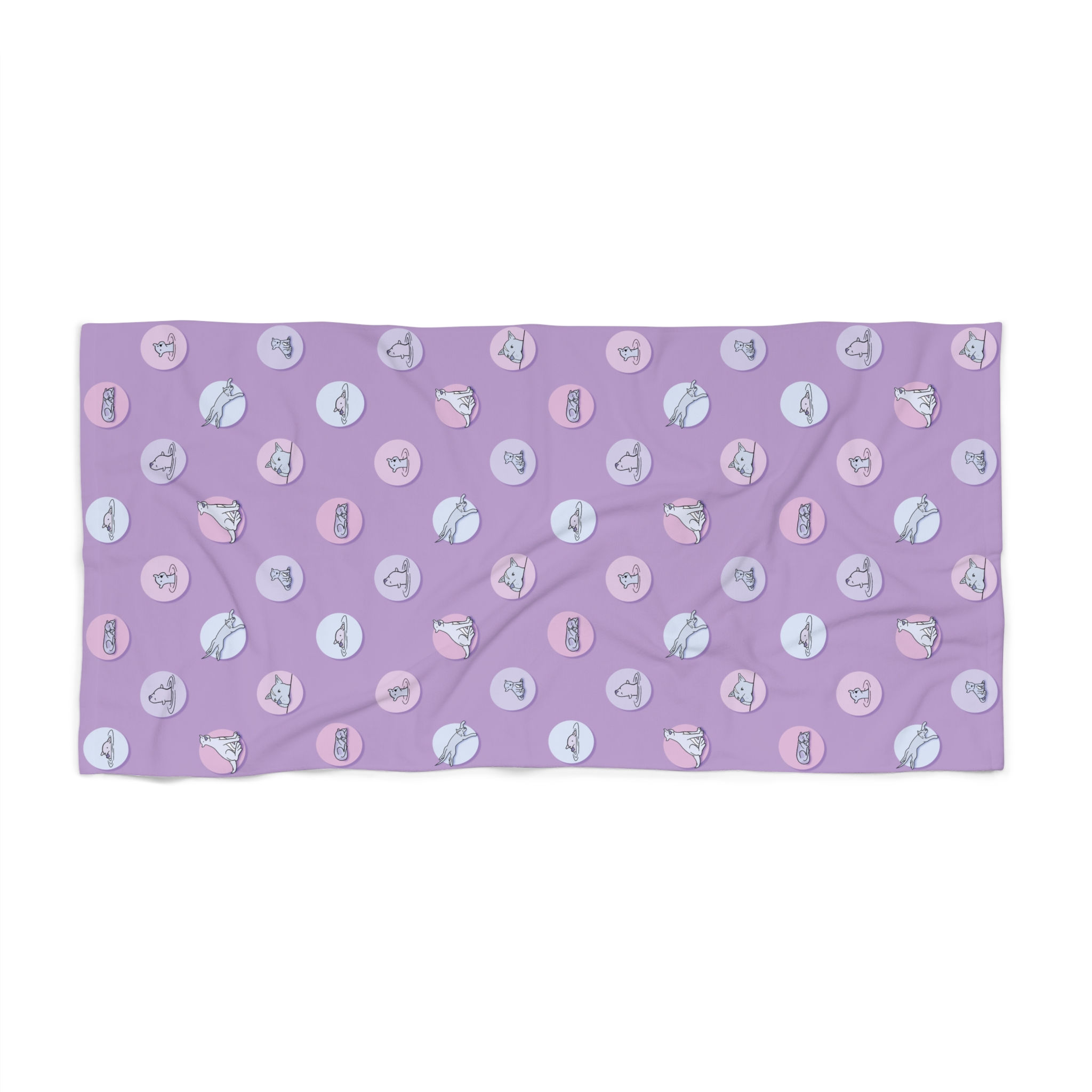 Celebration Collection 2025 | Sea Wolves Beach Towel - Purple