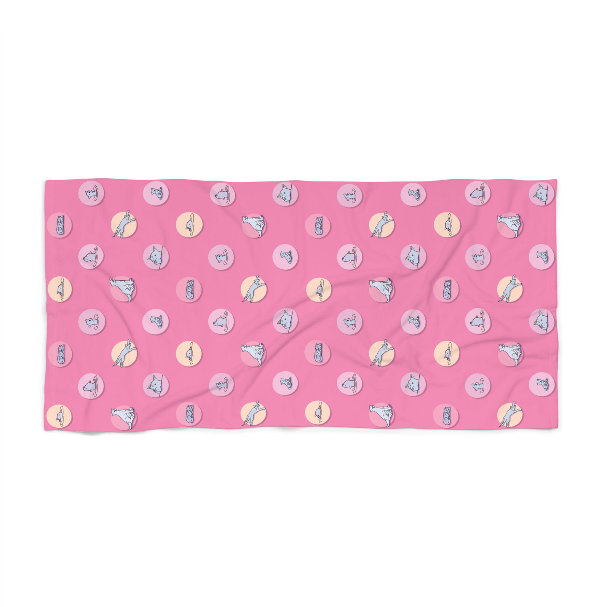 Celebration Collection 2025 | Sea Wolves Beach Towel - Pink