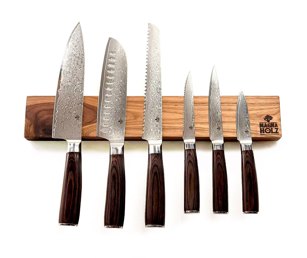 Magna Holz Magnetleiste Neodym mit Messer