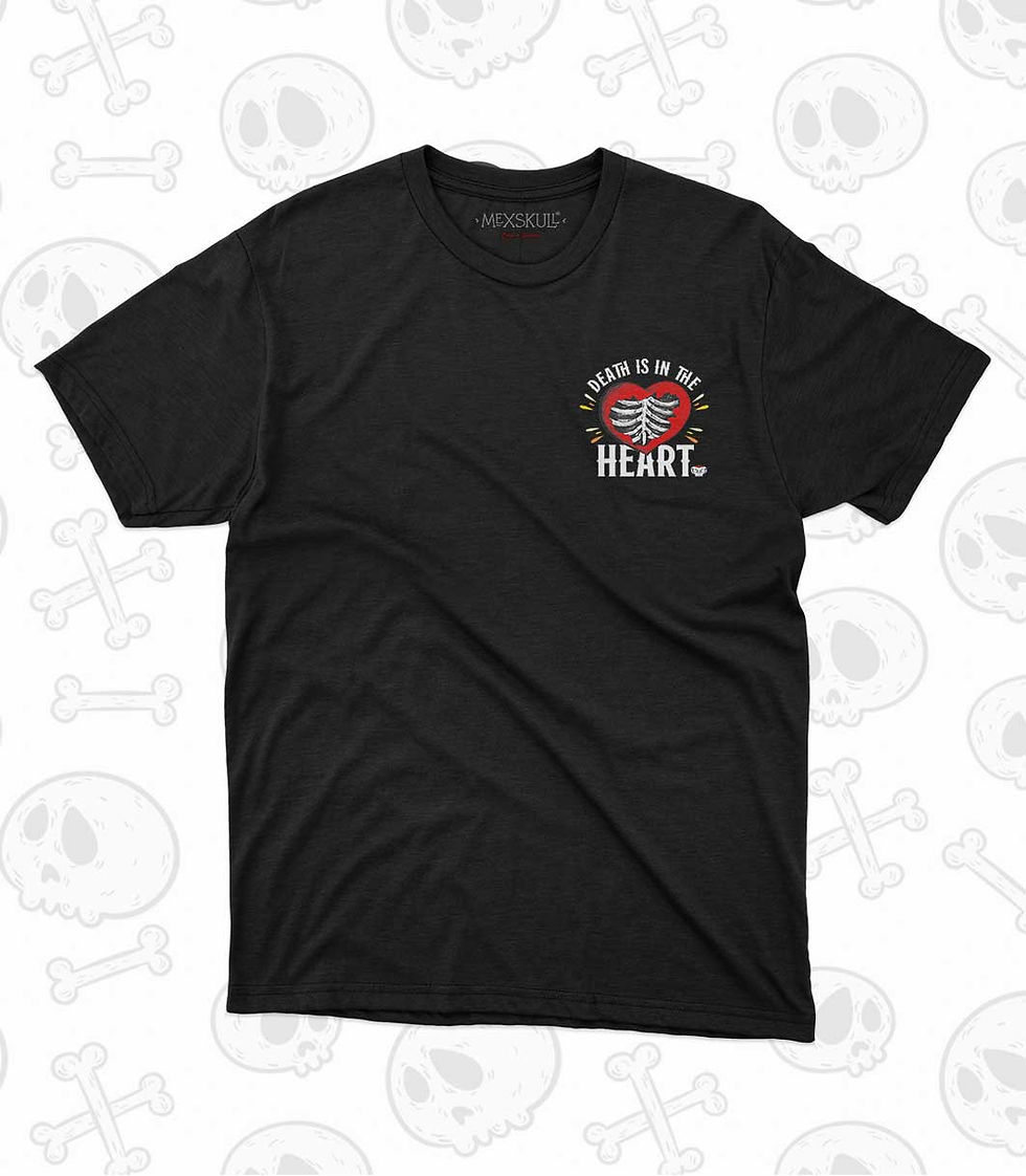 Thumbnail: DEATH IS IN THE HEART -  unisex t-shirt
