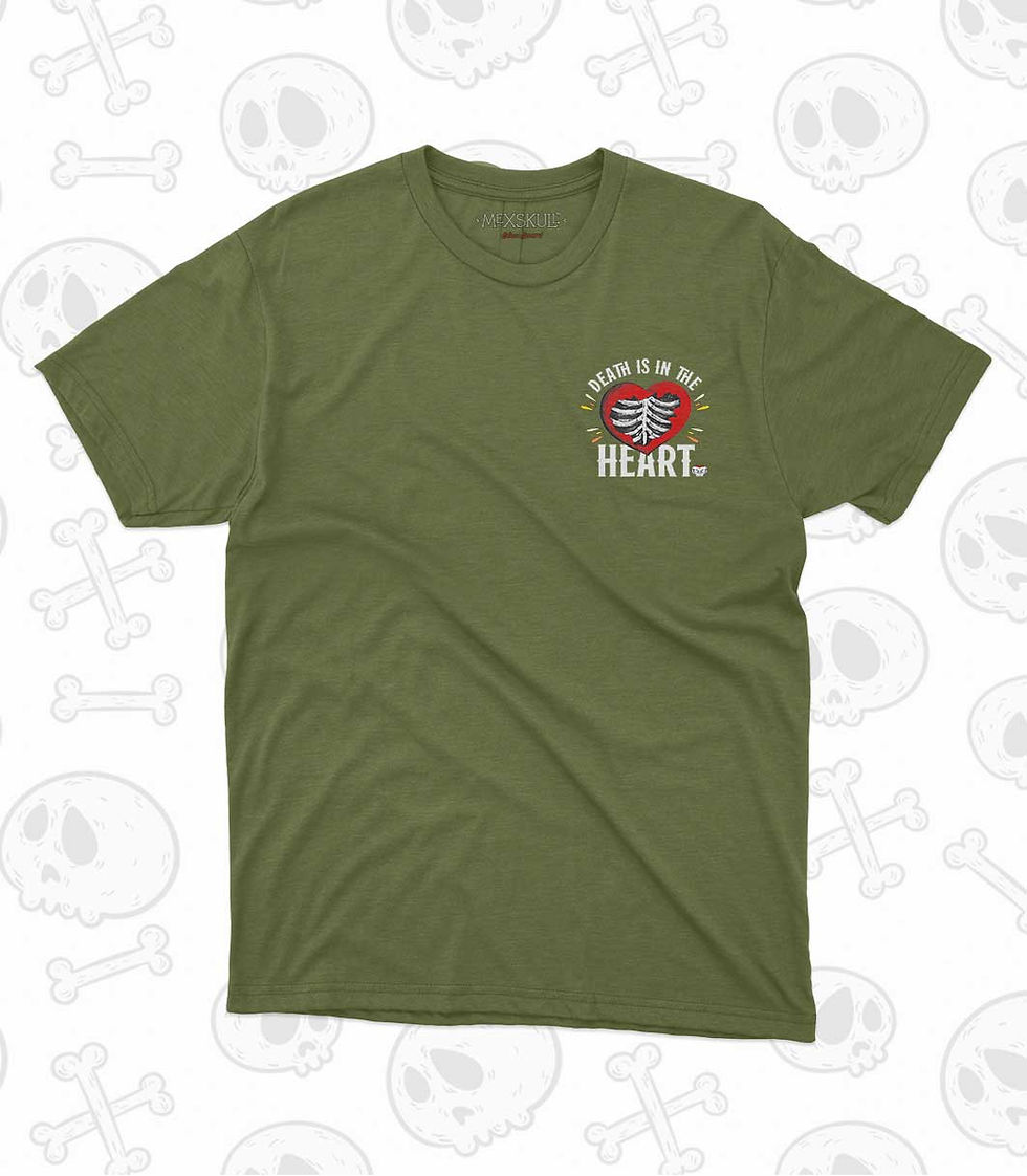 Thumbnail: DEATH IS IN THE HEART -  unisex t-shirt