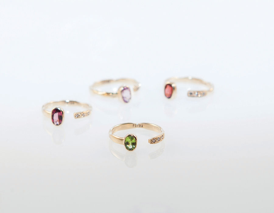 Miniatura: Anillo Turmalina 14K