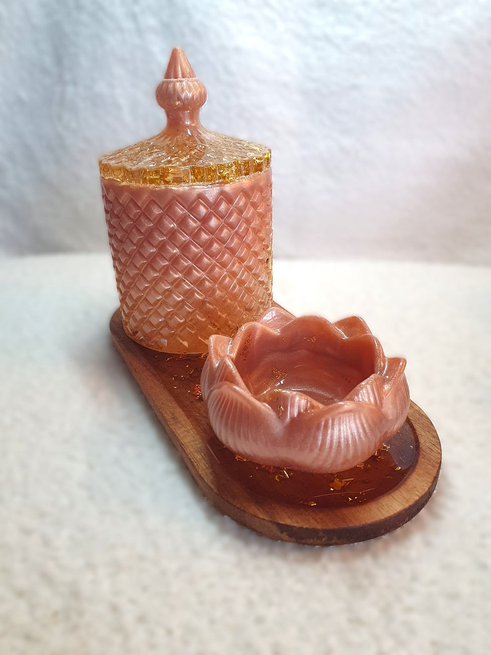 Miniature : DUO boîte de rangement & vide poche lotus