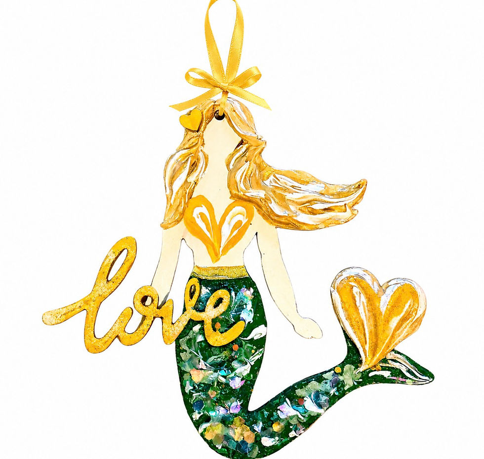 Thumbnail: LOVE Mermaid Ornament 2026