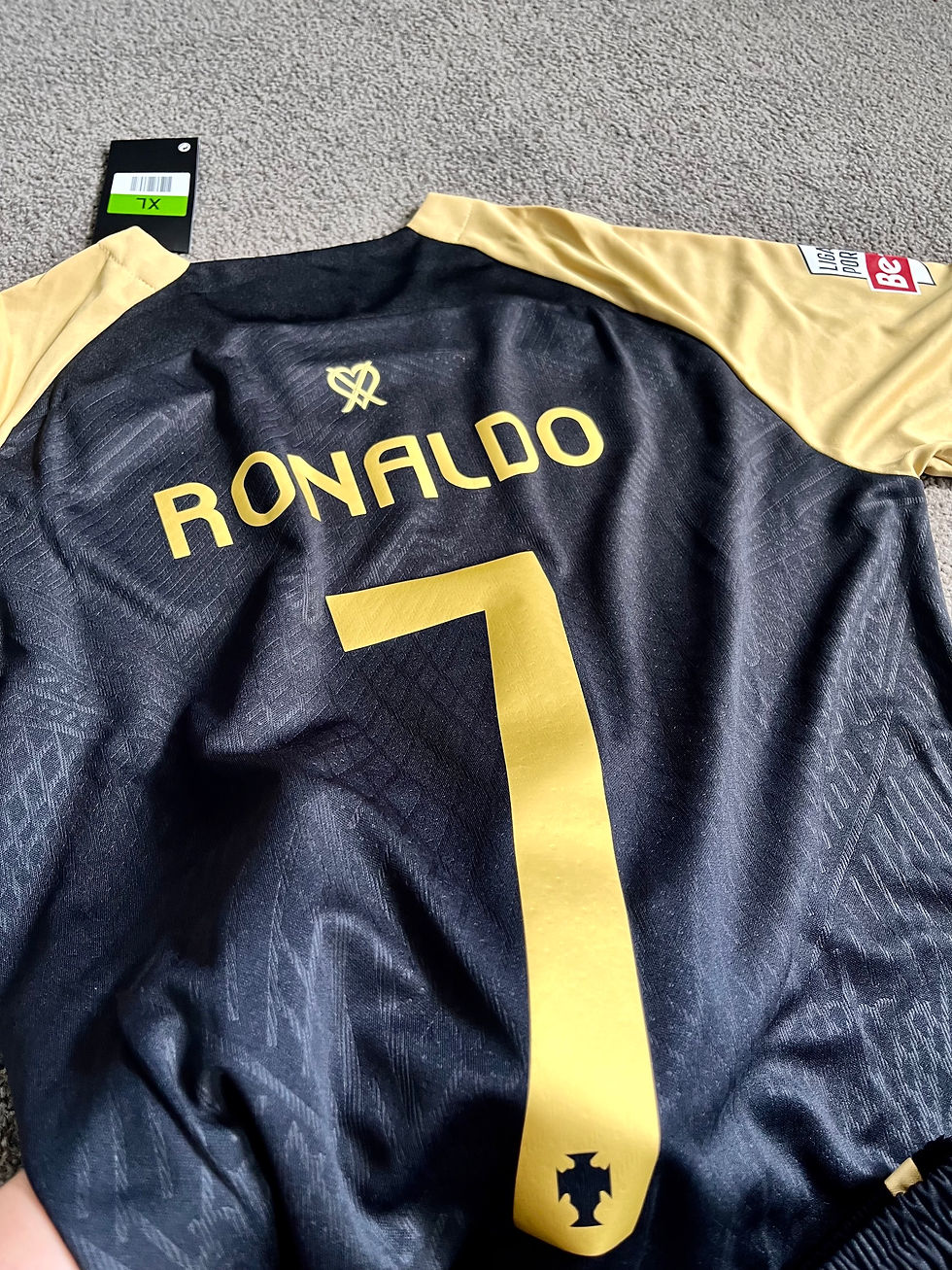 Thumbnail: Ronaldo jersey and shorts kids and adult