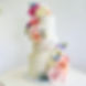 Pastel floral three tier