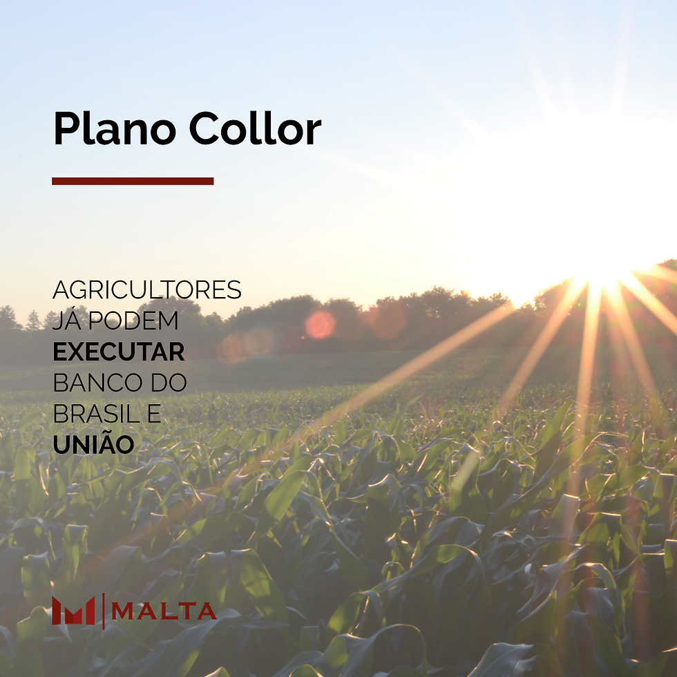 Devolução de valores Plano Collor