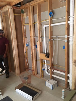 replacement plumbing and electrical