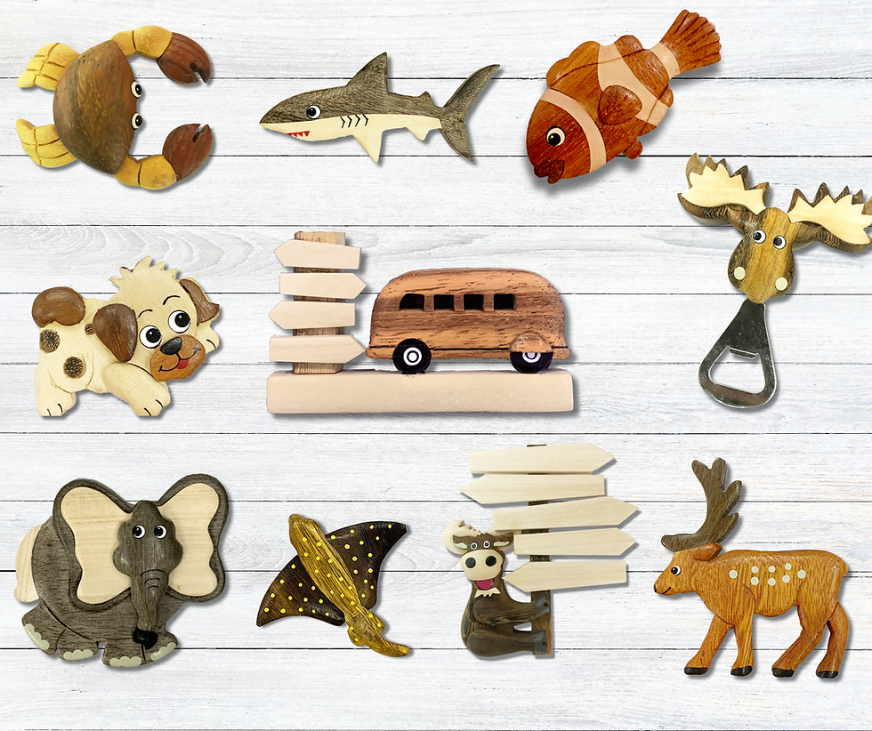 Wooden Magnets