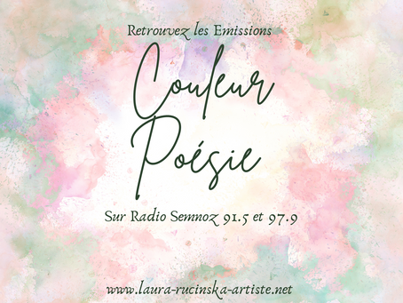 Rediffusions des Emissions "Couleur Poésie"