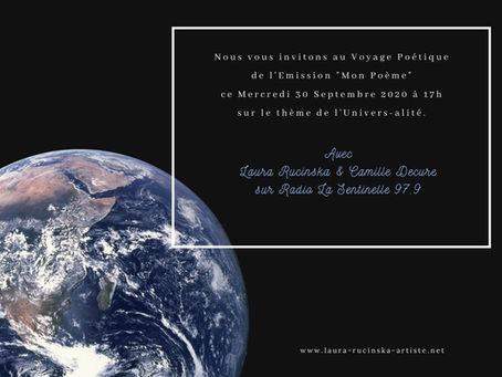Christian Séguié sur L'Univers-alité est notre Invité dans notre Emission "Mon Poème"