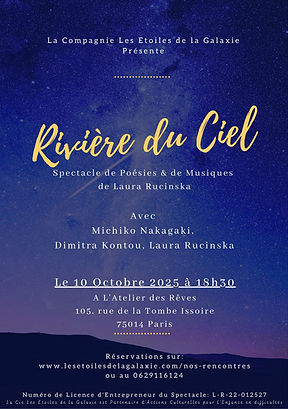 Rivière du Ciel - 10 Octobre 2025 - L'Atelier des Rêves - www.lesetoilesdelagalaxie.com.j
