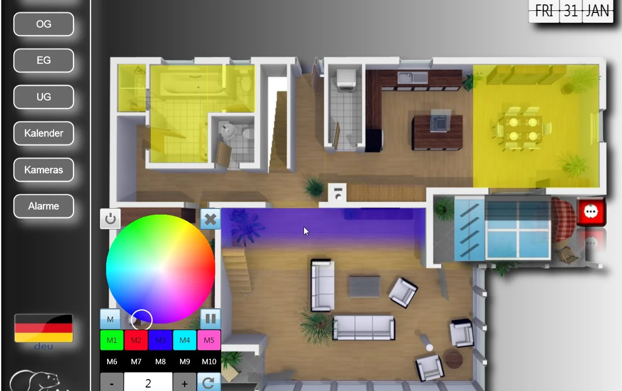 Knx Visualisierung Alexander Maier Gmbh Eisbar Scada Smart Hime