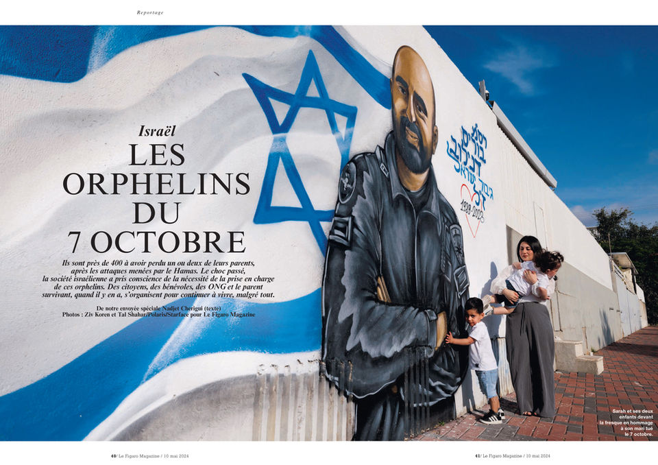 A double spread in Le Figaro Magazine,