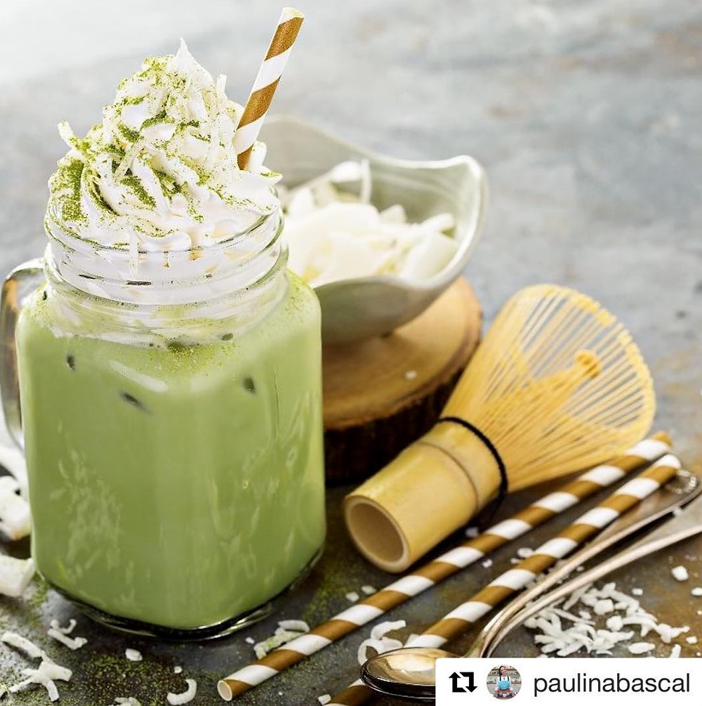 Frappe Matcha Kaori Almendra