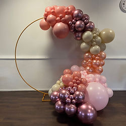 Ballonnenboog roze