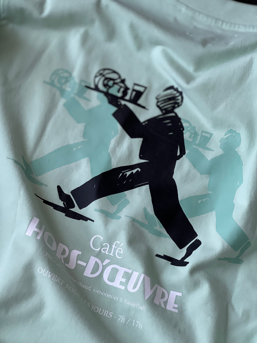 Miniature : Le Tee-Shirt Café Hors-D’œuvre - Menthe