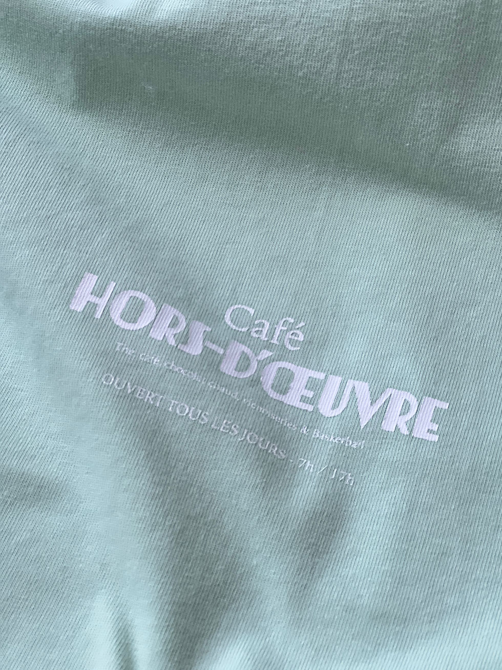 Miniature : Le Tee-Shirt Café Hors-D’œuvre - Menthe