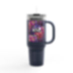Thumbnail: Insulated 40oz Travel Mug with Colorful Design - Perfect for On-the-Go Beverages