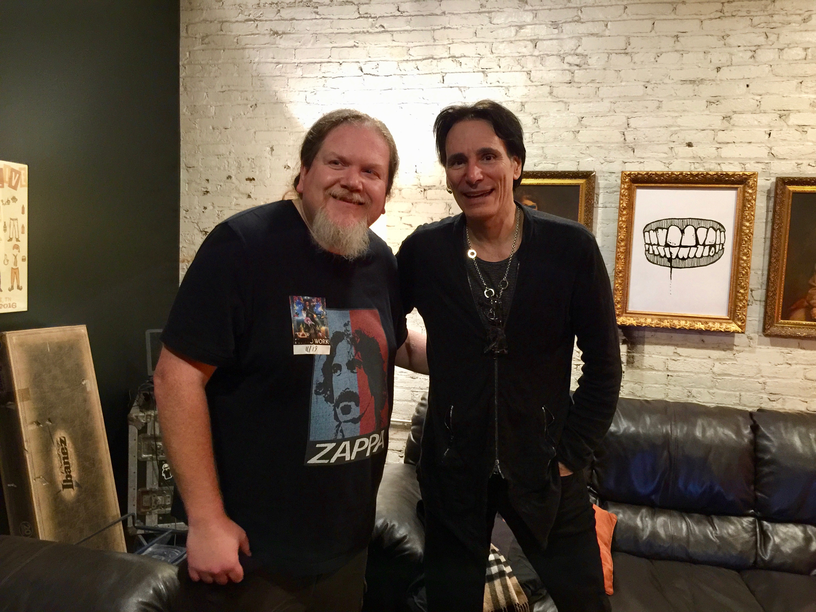 Ben with Steve Vai