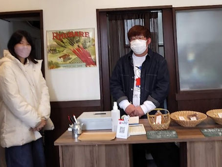 昨日実習生も参加して店舗実習!