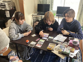 昨日は社会参加支援事業で居場所づくり。先週に続き実習生が来てくれました！