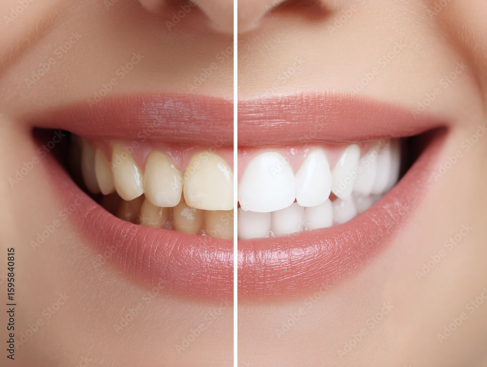 Ejemplo de antes y después de un tratamiento Invisalign