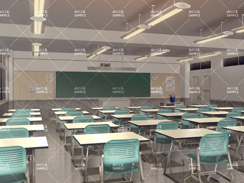 貴族・名門学校の教室②(夜) - 学園編13