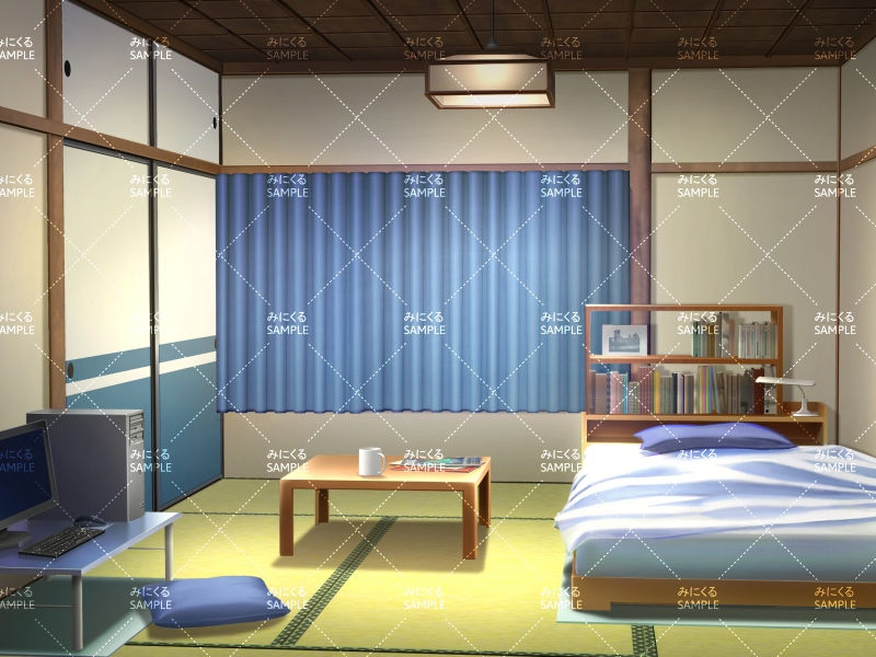 パソコンのある部屋③(夜) - 日常編10