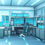 サムネイル： 研究室B_白・青(床テクスチャ) -  未来編02-Blue×White-