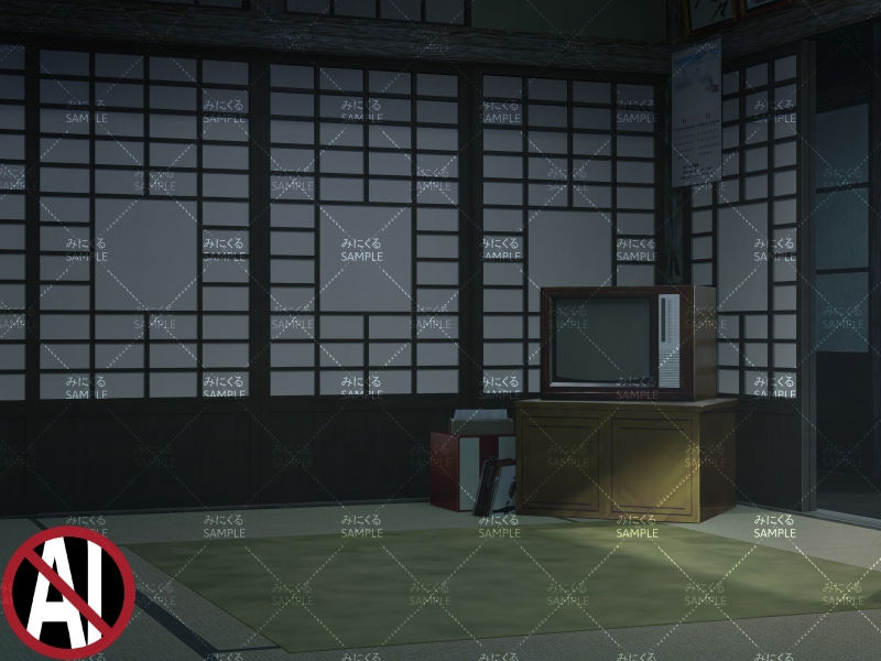 おばあちゃん家の部屋②11-12月(雨) - お部屋編01